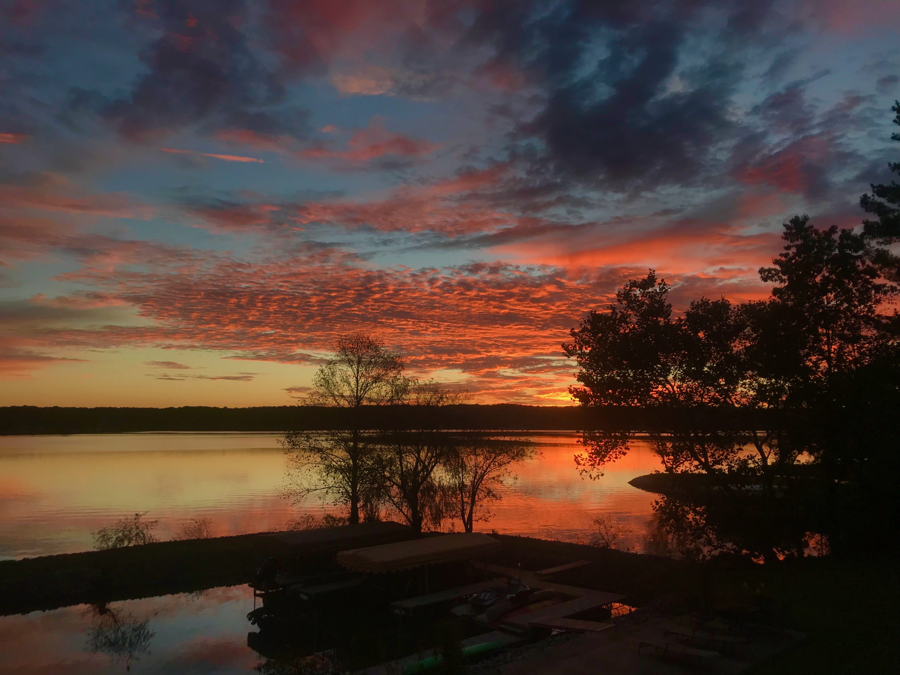 Gorgeous Sunset Over Lake Lemon